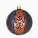 Syracuse Orange 5 Glass Mascot Basketball Ornament