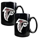 NIB Atlanta Falcons NFL Ceramic Coffee Cup Mug Set