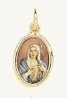 Gold Plated Religious Medal - Immaculate Heart of Mary