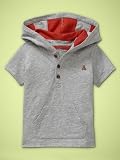 Gap Hooded Henley Shirt