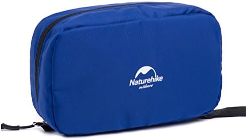 Sportfit Naturehike Portable Waterproof Travel Toiletry Bag Cosmetics Bag Outdoor Toiletry Wash Bag Ultralight Storage Bag with Mirror (Sapphire Blue)