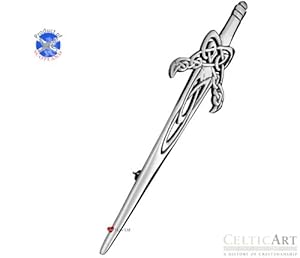 Celtic Art Sterling Silver Kilt Pin (KP044)