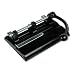 Master Adjustable 40-Sheet 3-Hole Punches with Power Handle, Black (MAT1340PB)