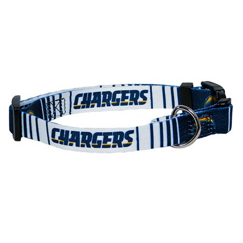 San Diego CHARGERS Dog Collar (LARGE: 18-26