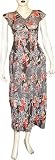 Womens Casual Tank Spaghetti Straps Flirty Sun Dresses In Cotton Fabric With Embroidery For Beach Wear Made In India Size 14 sds100c