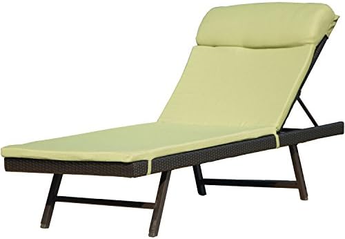 Hanover Outdoor Furniture Orleans 2 Piece Chaise Lounge Chair and Cushion Set