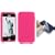 PCMICROSTORE Brand 1mm Premium Thick Magenta Silicone Skin Case Cover with LCD Screen Shield for Apple iPhone 4gb 8gb 16gb (iPhone NOT included)