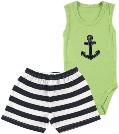 Hudson Baby unisex-baby Bodysuit & Bottoms Set