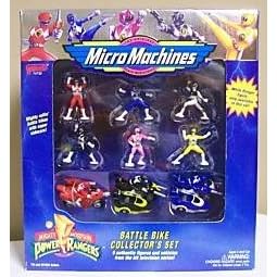 Power Rangers Micro Machines Battle Bike Collector's Set