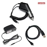 Nokia MAKO/Surge 6790 Combo Rapid Car Charger + Home Wall Charger + USB Dat ....