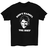 Dont Hassle The Hoff -T-Shirt Black (M)