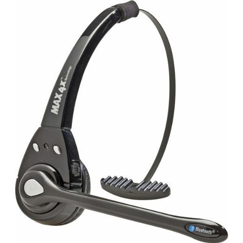 Car and Driver Bluetooth Over-the-Head Headset with Boom Mic