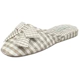 Patricia Green Womens Silk Check Slipper