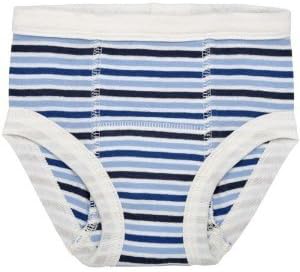 Organic Training Pant - Blue Stripe 2-4 Years Underpant