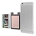 Cell Phone Credit Card Holder [2 Pack], Fintie Premium PU Leather Stick on ID Business Card Wallet Case Pouch for iPhone Samsung Galaxy LG and Most Smartphones, Rose Gold