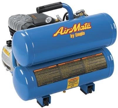 Emglo Air Power AM782HC4V 1.1 HP Continuous 4 Gallon Electric Hand Carry Compressor