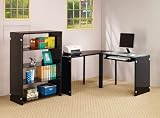 BOOKCASE,BLACK 35-1/2x15-3/4x50-3/4