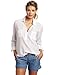 AG Adriano Goldschmied Women's Double Pocket Henley Top