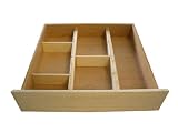 Axis 4405 Expandable Wood Kitchen Drawer Dividers, 5 Piece Set