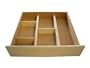 Axis 4405 Expandable Wood Kitchen Drawer Dividers, 5 Piece Set