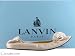 Lanvin Women's Beige Satin Flower Ballet Flats