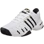 adidas Women's Barricade V W Tennis Shoe,White/Phantom/Core Yellow,11.5 M
