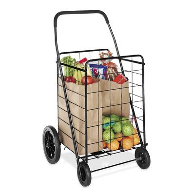 Deluxe Utility Cart in Black On Sale