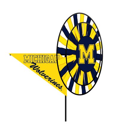 University of Michigan - Sports Wind Spinner