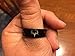 Three Keys Jewelry 8mm Men Tungsten Carbide Wedding Engagement Band Black Polished Beveled Edge Etched Deer Head Hunting Size 6-14.5