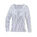 TOM TAILOR Langarmshirt Damen, weiß, XL