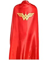 Starkma Adult Wonder Women Superhero Stain Cape Costume Red 01