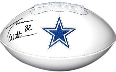 JASON WITTEN SIGNED AUTOGRAPHED FOOTBALL DALLAS COWBOYS COA + HOLOGRAM
