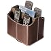 Spinning Remote Control Caddy - Brown