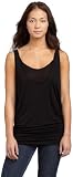 Kensie Women's Sheer Viscose Double Tank,Black,Large