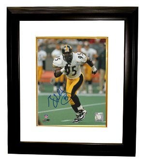 Greg Lloyd signed Pittsburgh Steelers 8x10 Photo Custom Framed