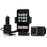 Kensington LiquidAUX Deluxe Auxiliary Car Kit with Remote for iPod and iPhone (Black)