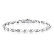 10K White Gold 1/4 ct. Diamond Tennis Bracelet