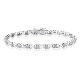 10K White Gold 1/4 ct. Diamond Tennis Bracelet