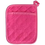 Terry Pocket Mitt - Azalea
