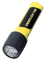 Streamlight 68212 4AA Propolymer LED Flashlight with Blue LEDs, Yellow