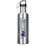 Dallas Cowboys Sliver Stainless Steel Water Bottle