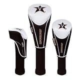 NCAA Vanderbilt Commodores Nylon Headcover (set of 3) Driver, Fairway, Utility