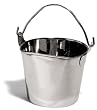 Ethical 6-Quart Stainless Steel Flat Sided Fence Pail