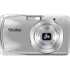 Rollei Powerflex 440 Digitalkamera (14 Megapixel, 4-fach opt. Zoom, 6,8 cm (2,4 Zoll) Display, bildstabilisiert) silber