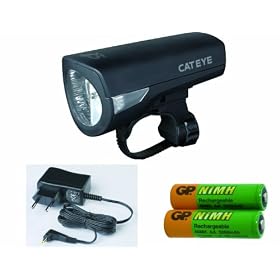 Cateye Econom RC HL-EL 340 RCG - Lampe v�lo - Noir