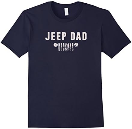 Men's Jeep Dad T-Shirt Fathers day 2016 Gift Large Navy