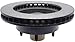 ACDelco Silver 18A7A Front Disc Brake Rotor and Hub Assembly