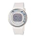Casio Women's LDF30-7B Digital White Round Resin Strap Watch