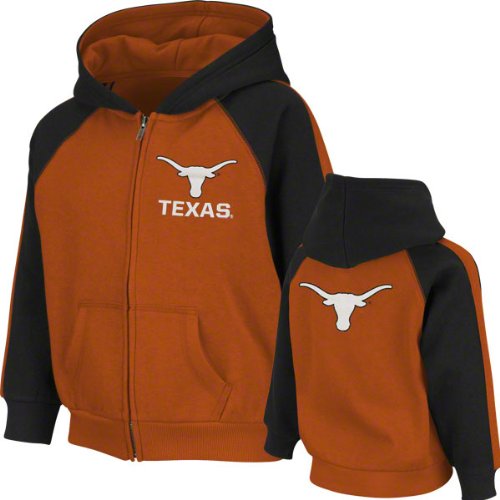 NCAA Unisex Child Texas Longhorns Kids Snap Full-Zip Hoodie (Texas Orange, X-Large) at Amazon.com