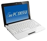 Asus Eee PC 1005HA-H 25,4 cm (10 Zoll) Netbook (Intel Atom N280 1.6GHz, 1GB RAM, 160GB HDD, Intel GMA 950,  XP Home) weiss